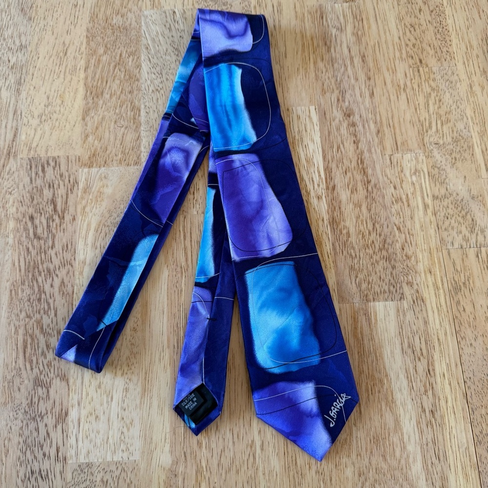 J. Garcia Desert‎ Storm Collectors Edition Blue and Purple Men's Tie